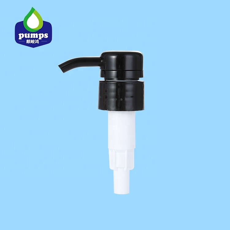 4CC 1 Gallon Shampoo Pump 0.14ml/T Black Screw Lock Plastic Soap