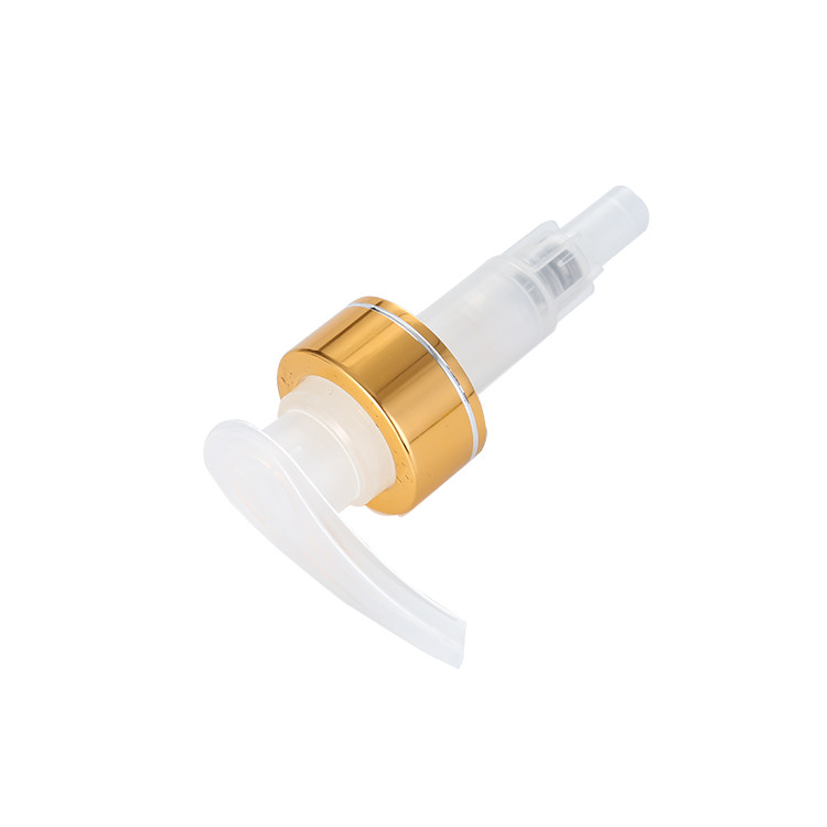 Aluminium Gold Lotion Pump 24410 28410 33410 Screw Cover