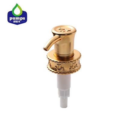 ODM UV Aluminum Rose Gold Soap Pump , 33/410 Lotion Transfer Pump