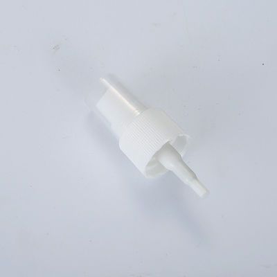 Smooth Ribbed White Aluminum Fine Mist Sprayer Sanitizer Perfume Sprayer 0.12CC 0.07ML/T