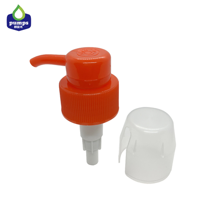 Ribbed Closure Plastic Lotion Pumps With Caps Size 38/415 4cc