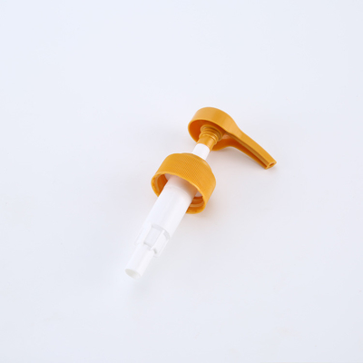 28/410 Screw Aluminum And Plastic Lotion Pumps Ribbed Closure
