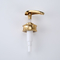 Wholesale Liquid Hand Soap Dispenser Cream Body Pumps Custom Aluminum Lids Lotion Pump For Bottle With Gold Collar