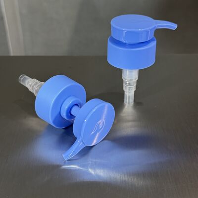 28mm24mm blue dispenser pump 2cc 4cc for PE bottle shampoo show gel