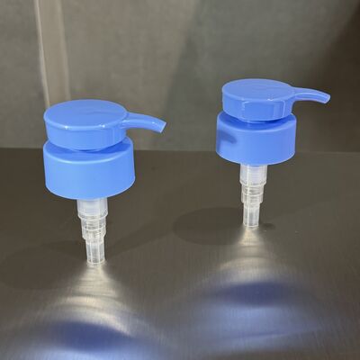28mm24mm blue dispenser pump 2cc 4cc for PE bottle shampoo show gel