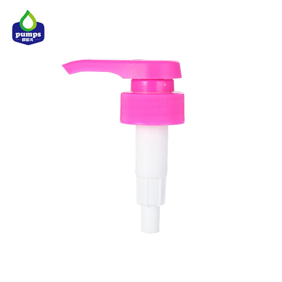 Purple PP Plastic Foam Pump Head 33mm 4.4g Non Spill Ribbed Closure